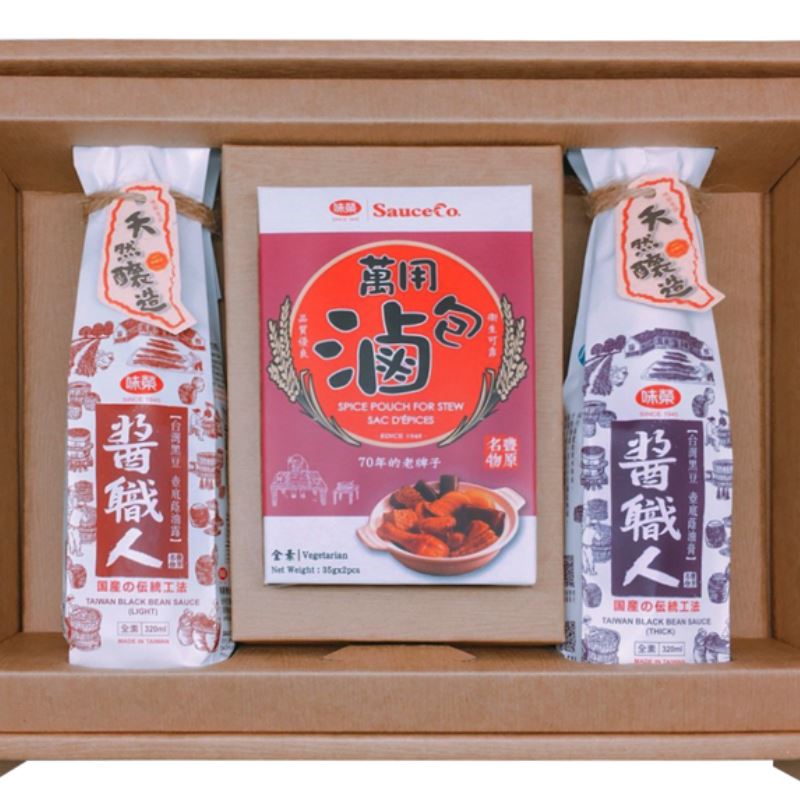 【味榮】醬職人黑豆蔭油禮盒｜油膏(露)｜滷包｜茶包_5
