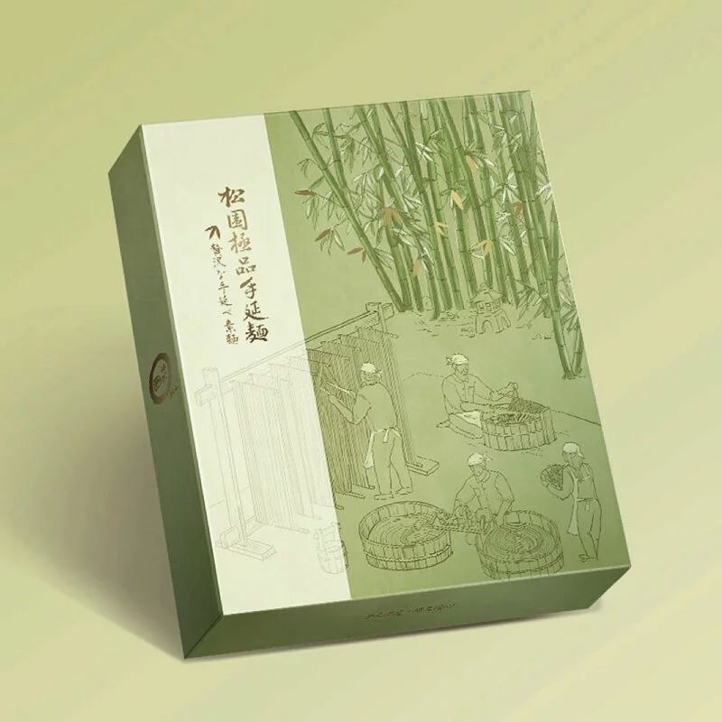 【松園】日式極品手延麵竹禮盒(6入)｜手延芙蓉麵(附清風醬)_2