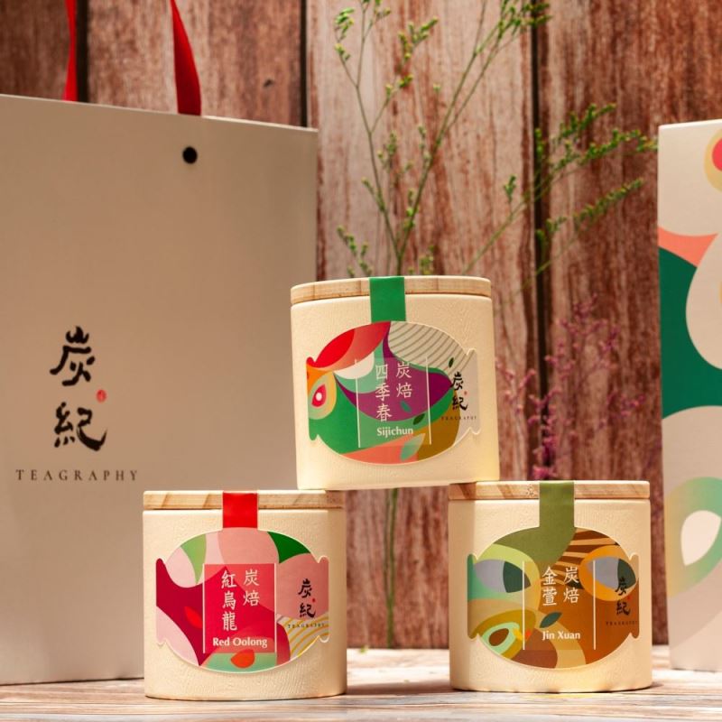 【橙軒時尚形象】炭索四季茶敘禮盒(四罐)｜金萱烏龍四季春_4
