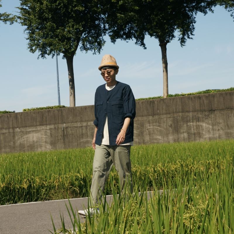 【溪泉 Si Cyuan】山形捲捲帽_小精靈/小山丘｜藺草編織_3