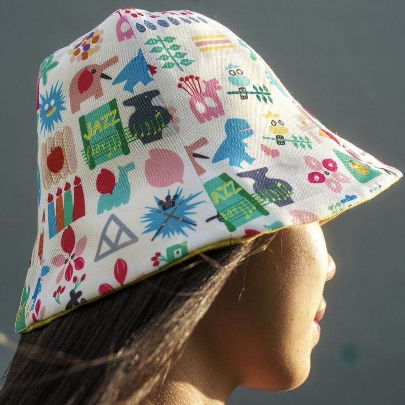 【破布子Yin Taiwan】走走台中印花 生活用品｜漁夫帽_4